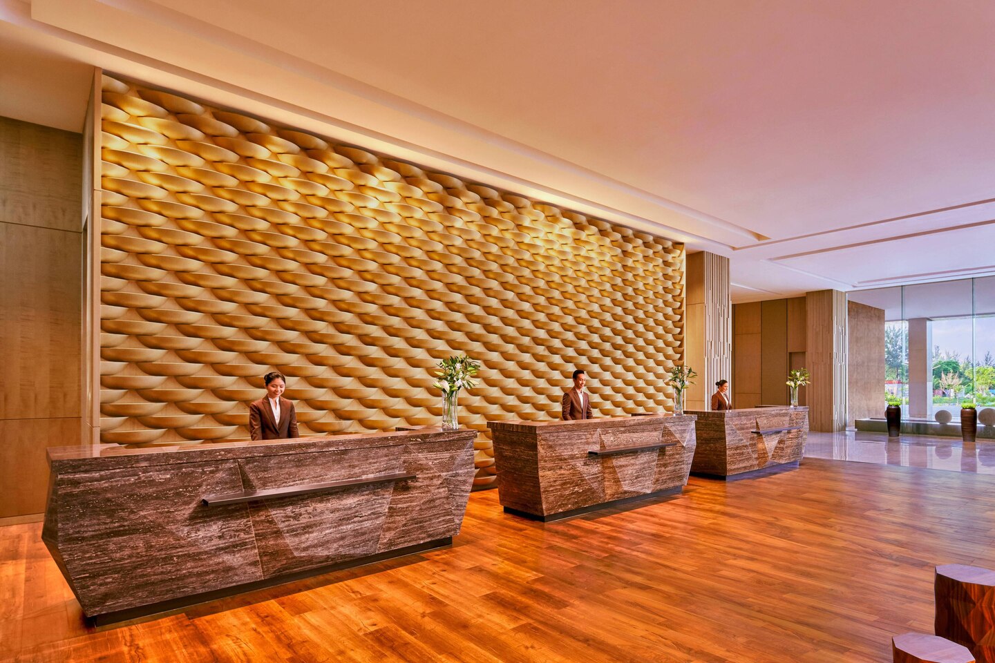 ホテルの豪華なロビー家具