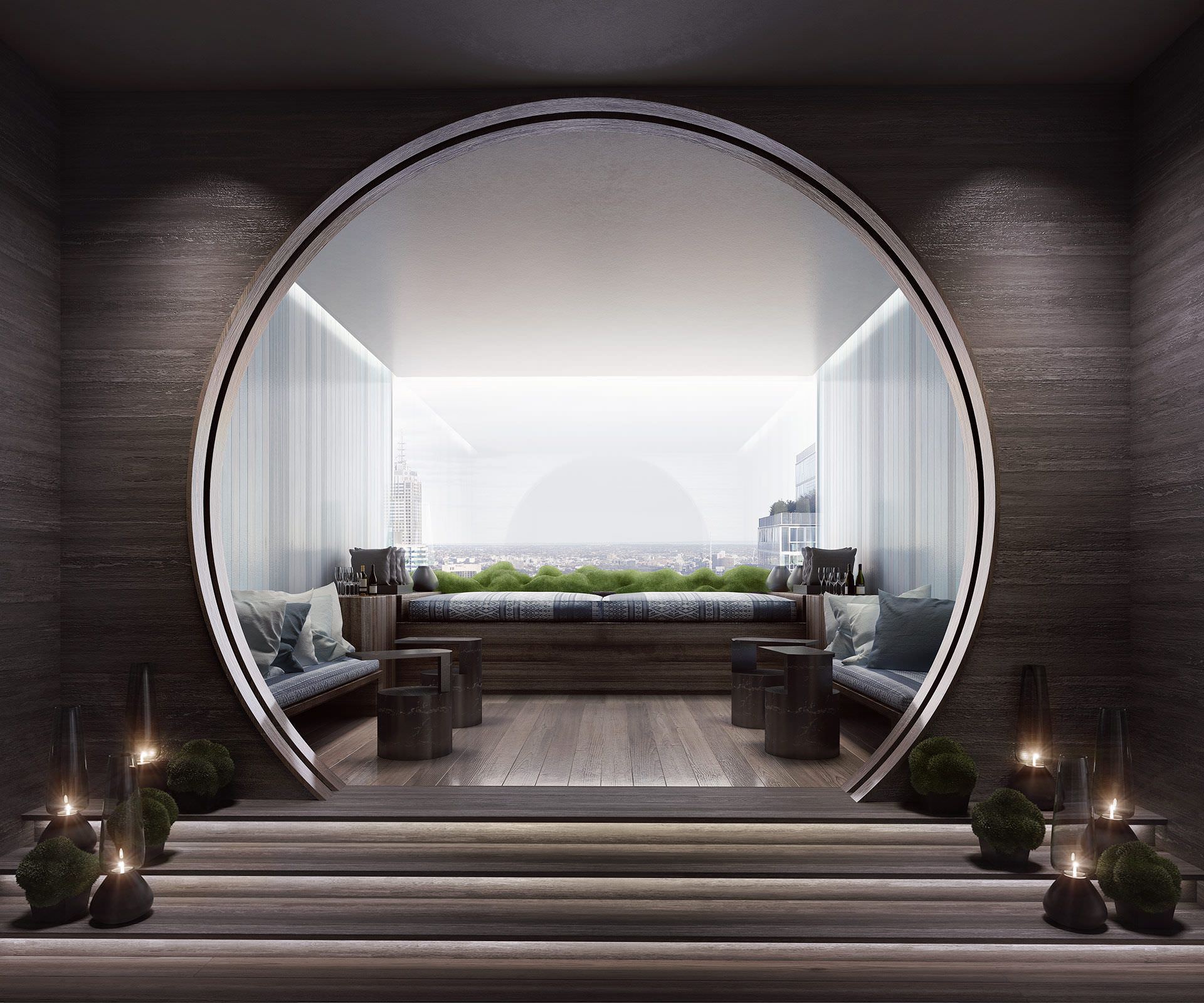 ホテルの寝室の家具