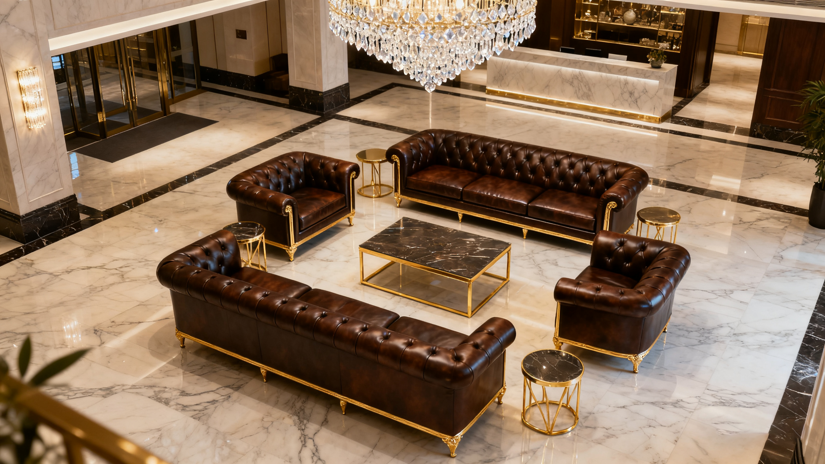 カスタムメイドのホテル家具