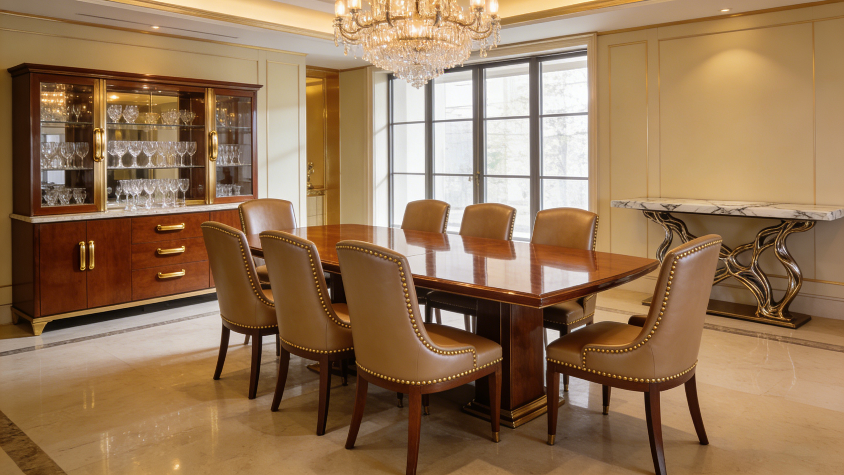 5つ星レストランの家具