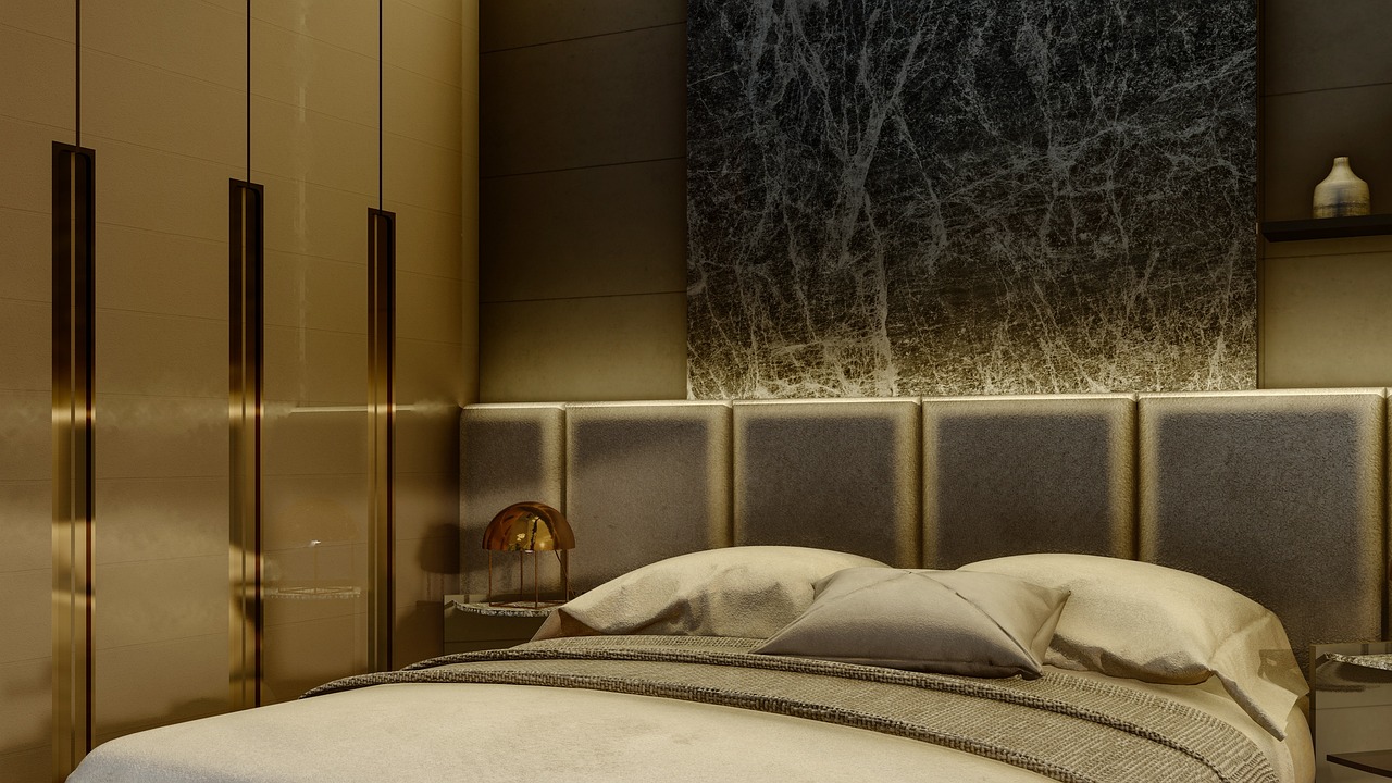 5つ星ホテルの寝室の家具