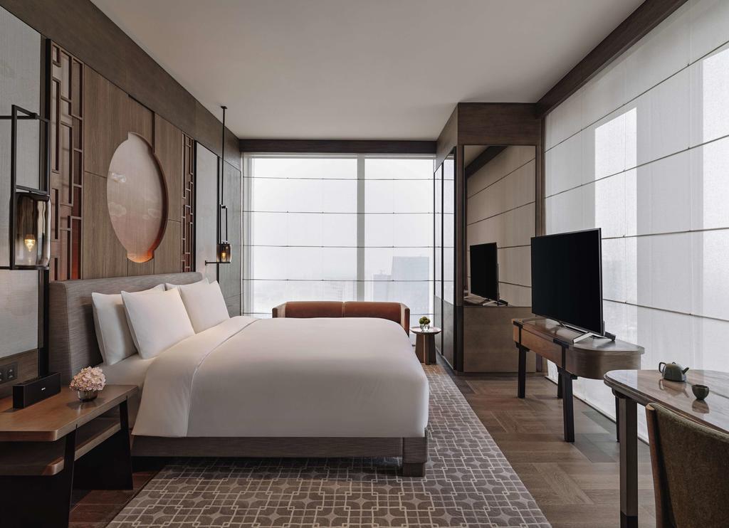 モダンなカスタム最新ヘッドボードホテルのベッドルーム家具セット