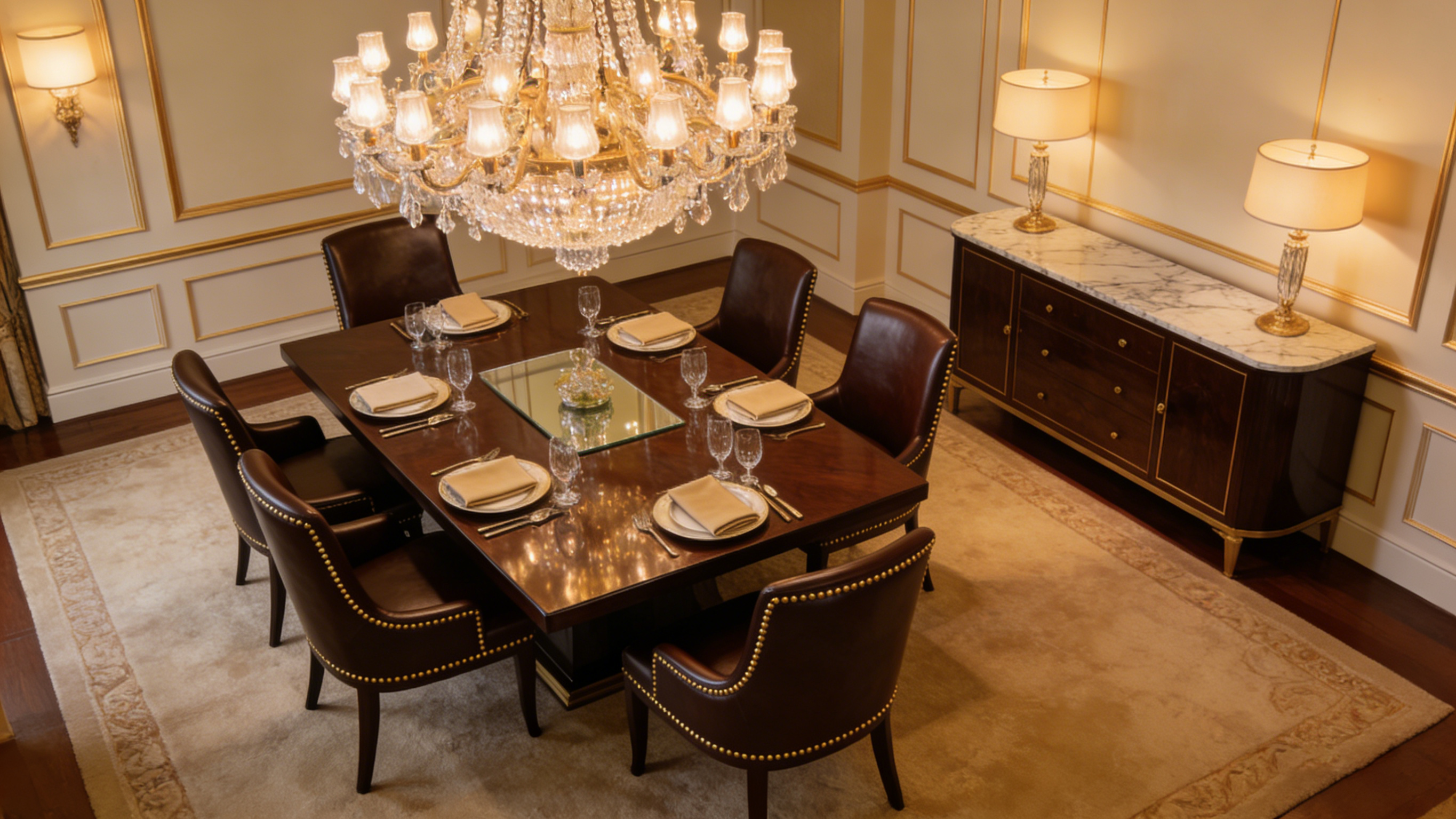 5つ星レストランの家具