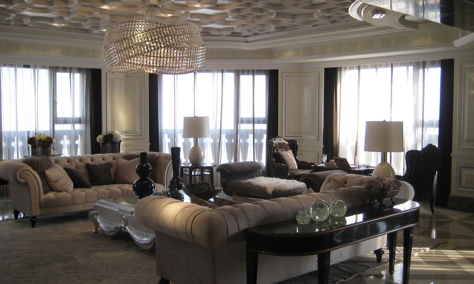 高級ホテルの家具