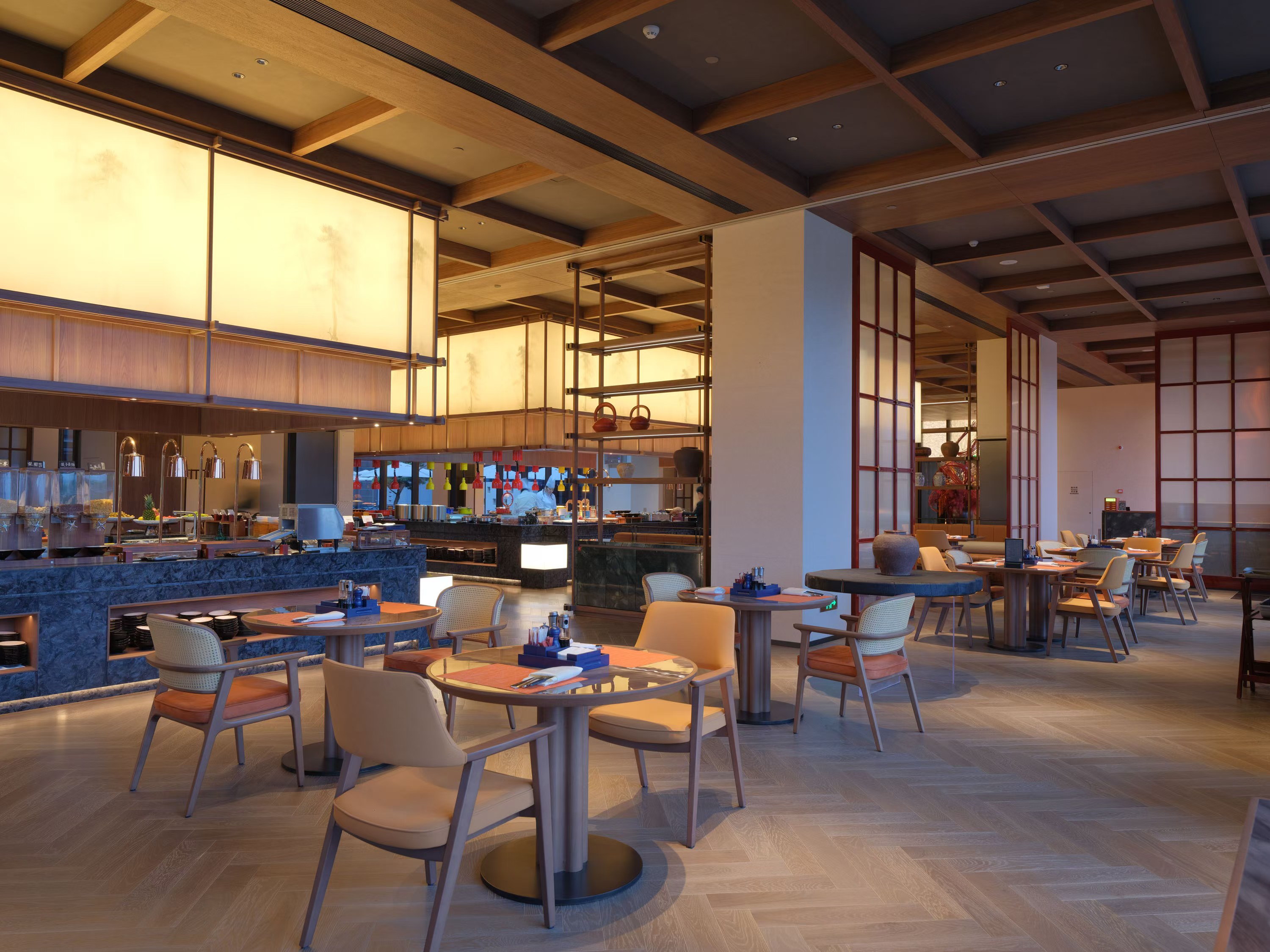 PERNULO Hotel Fuzhouのレストラン家具