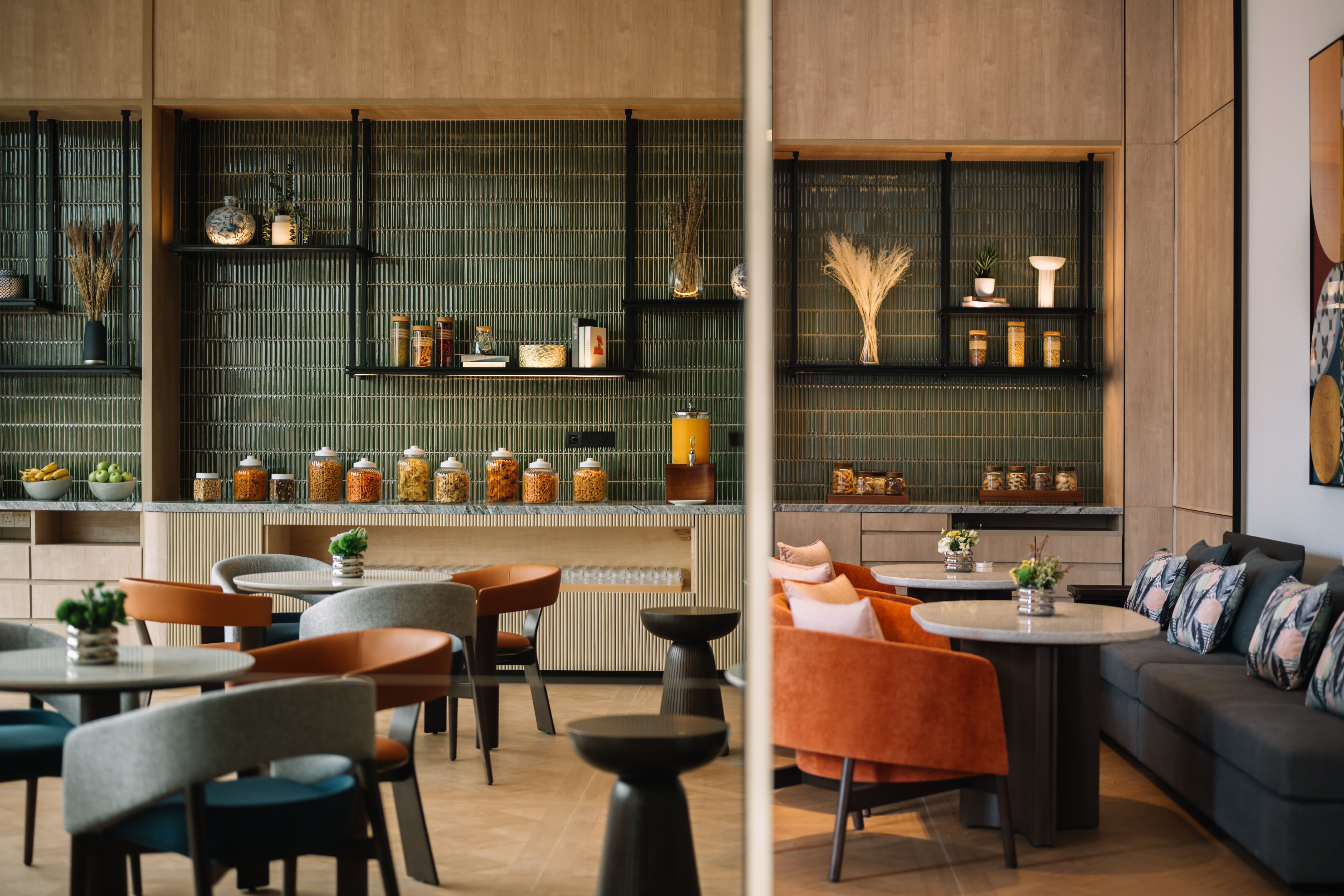 マレーシア、マリオットのラグジュアリーコレクションペナンの公共エリアの家具