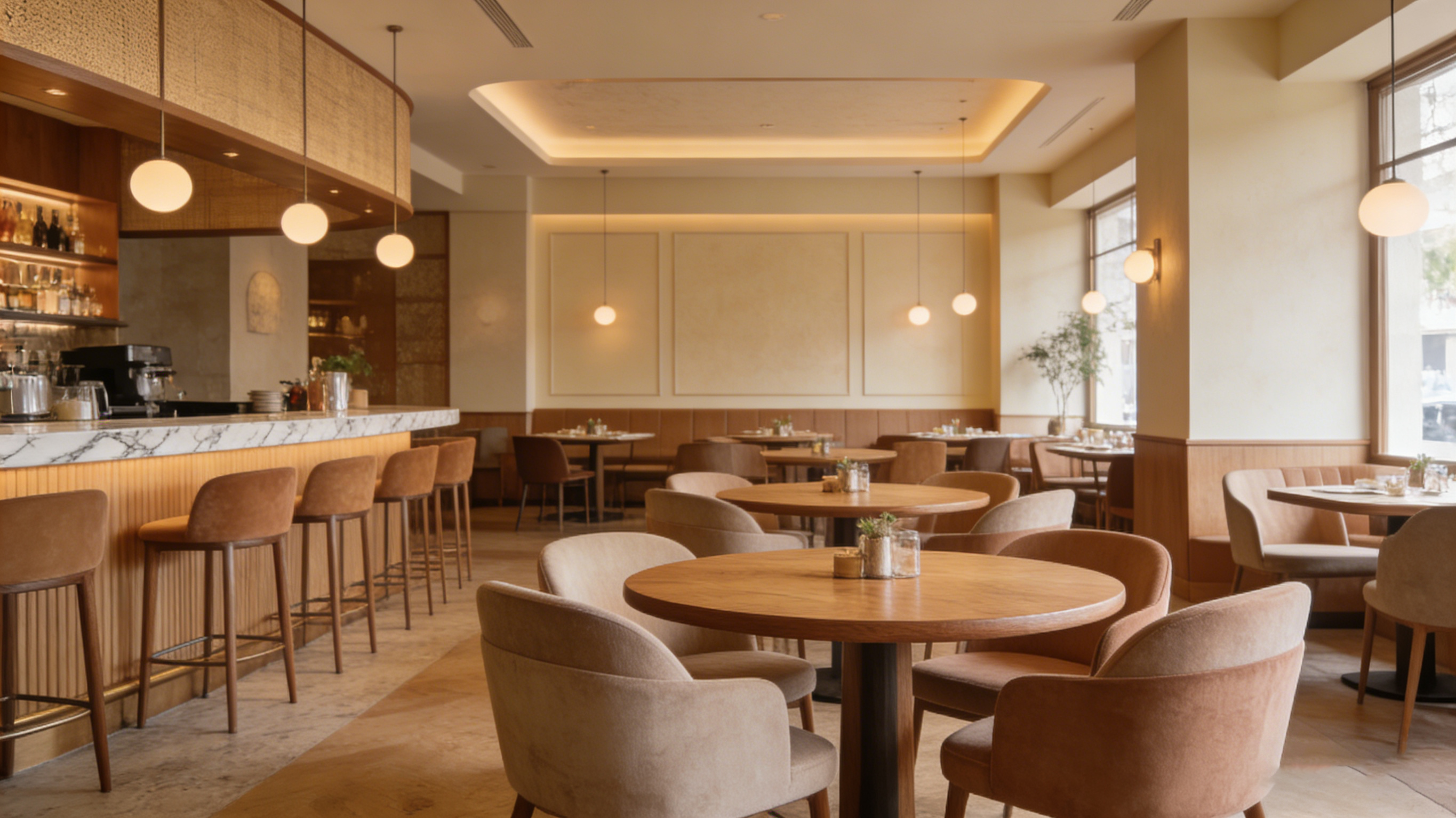 5つ星レストランの家具