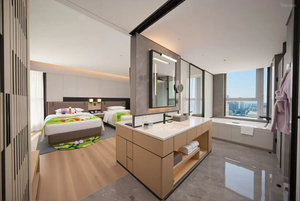 洛陽マリオットホテルの洗面台