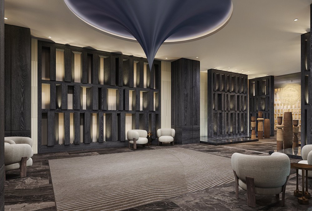 JWマリオットホテルジャパンの公共エリア家具